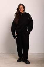 Брюки бананы из джерси