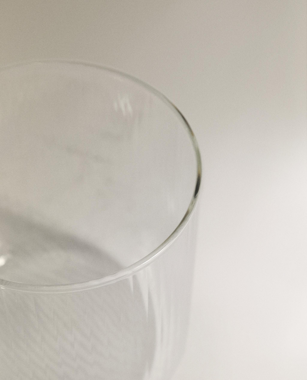 Zara Home чашка из боросиликатного стекла, цвет серый, 9 см