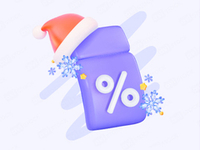 Новогодний креативный купон
