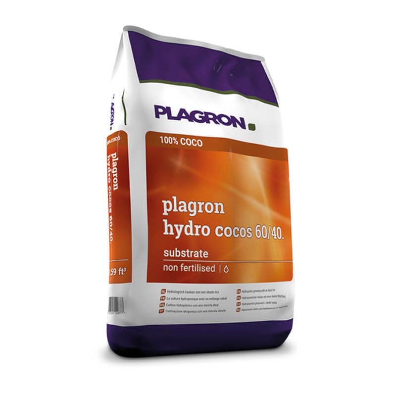 Кокосовый субстрат PLAGRON Hydro Cocos 60/40 45 л, вид спереди