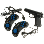 Джойстик для Денди 2шт.+пистолет (Разъём -9Pin узкий)