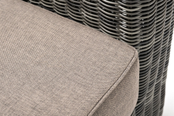 "Боно" лаунж-зона из искусственного ротанга, цвет графит