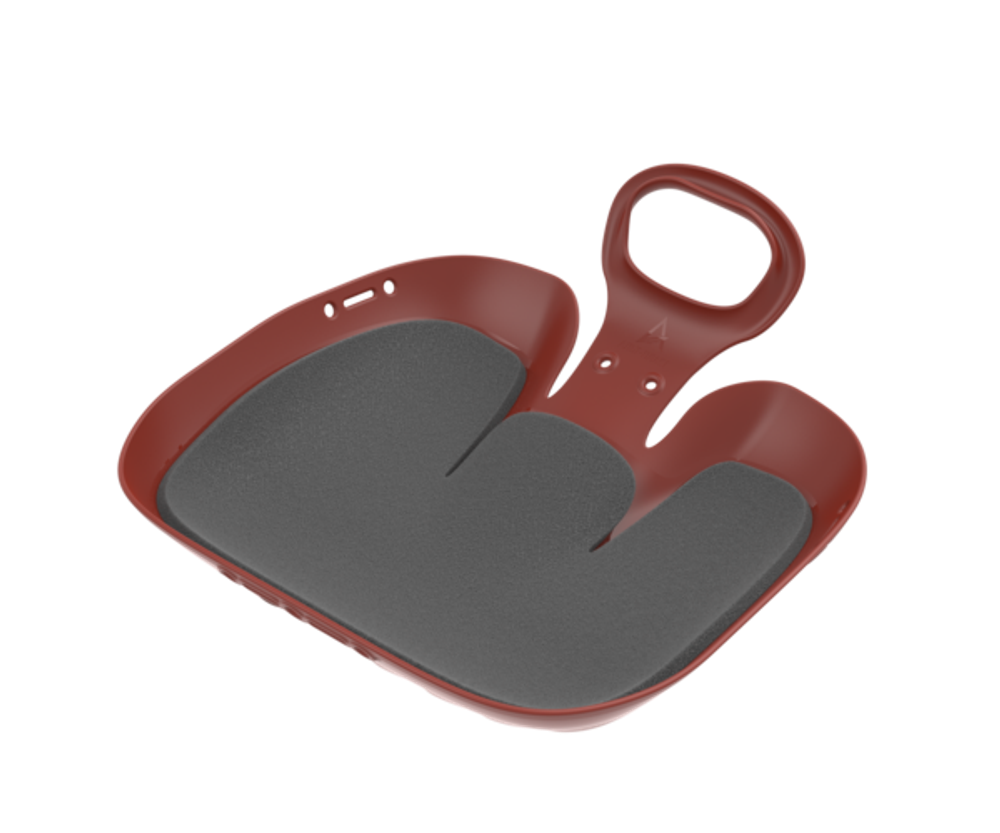 Санки-ледянки «Вираж» с мягкой сидушкой 39×37×14 см, цвет МИКС