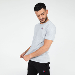 Мужское теннисное поло Le Coq Sportif Essential N°3 T-Shirt Men - Grey