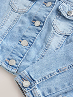 Куртка джинсовая для девочки Next C22-193, Синий