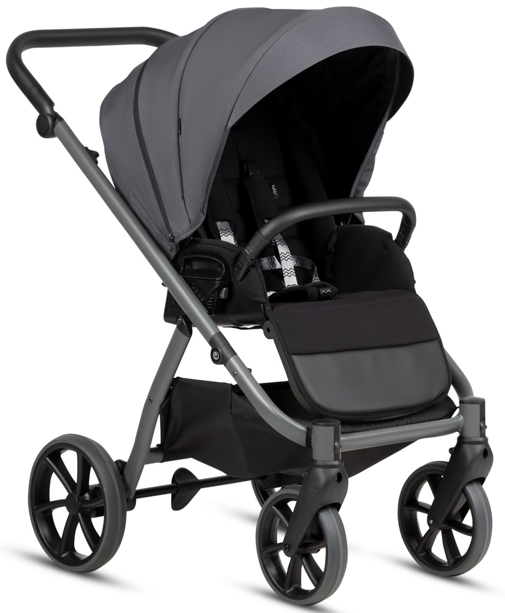 Детская коляска Tutis Uno 6 Plus Essential collection 3 в 1 с автокреслом Elo Lux EduSky Black 1602169 Antracite