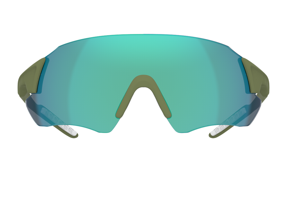 Спортивные очки 720armour Kamikaze + / Olive Branch / HC Violet Green Lens