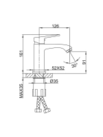 Смеситель для раковины FRAP F1076