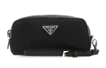 PRADA Nylon Makeup Bag Toiletry Bag Women"s Black