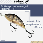 Воблер для рыбалки плавающий HORNET F 09/HP