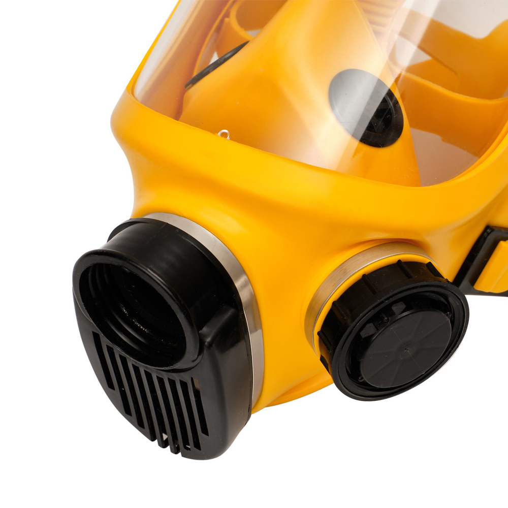 Маска панорамная БРИЗ-4301М (ППМ-88), жёлтая, большая