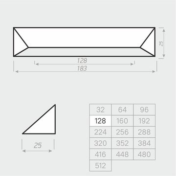 Ручка-скоба Алди С57 128 черный