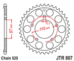 Звезда ведомая JTR807.47 JT