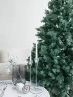 Ель голубая искусственная «Бордо» (Литая хвоя) 240 см / 2.4 м