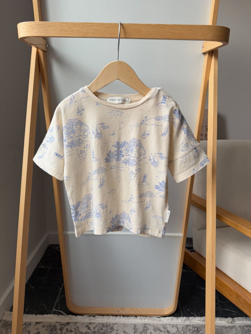 Хлопковая футболка Sproet & Sprout, 86