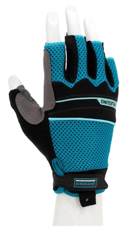 Перчатки комбинированные облегченные, размер xl/10 открытые пальцы, GROSS AKTIV 90310