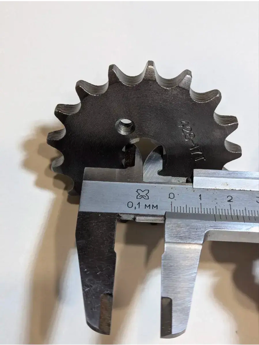 Звезда ведущая для питбайка, мопеда (428-17Т) 17мм сталь