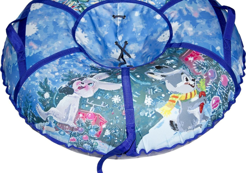 Тюбинг Санки-Ватрушка Prival Зверята 95 см с камерой