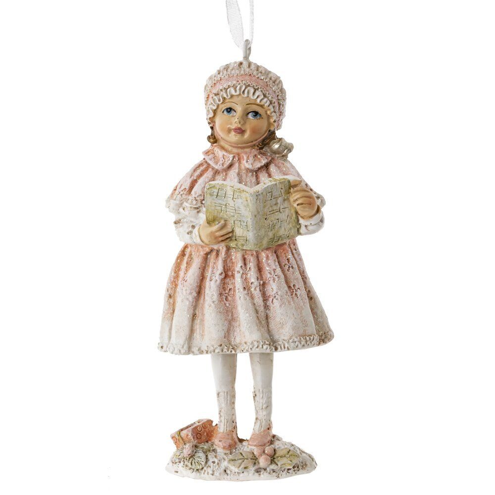 GAEM Фигурка декоративная подвесная "Девочка", L5 W5 H11,5 см, 6в.