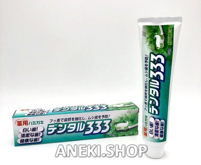 Зубная паста освежащая с мятой 150 г Dental 333