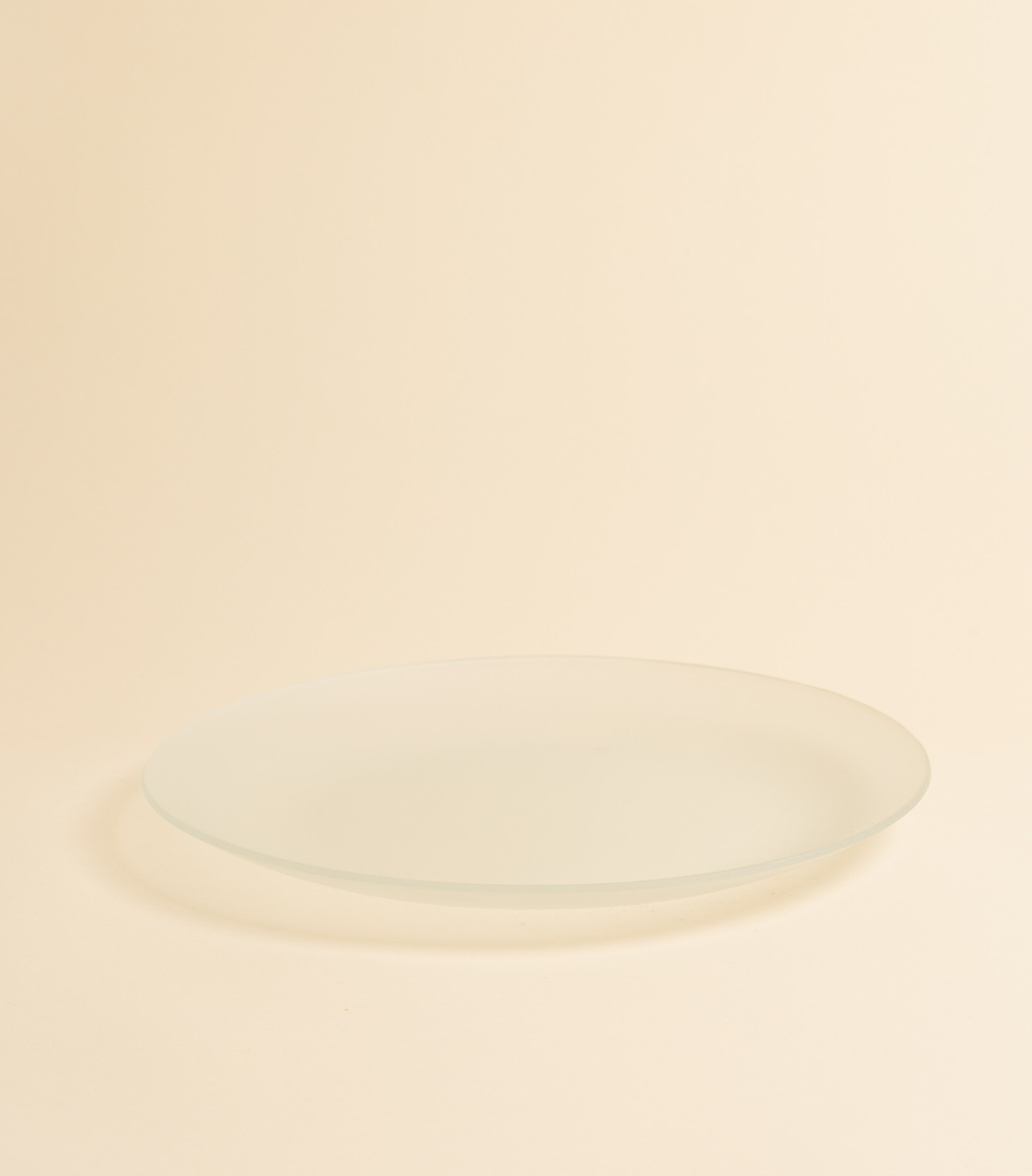 Тарелка – Из матового стекла | Delo