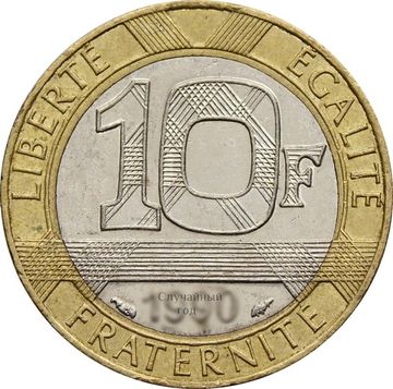 10 франков 1988-2001 Франция. Гений свободы