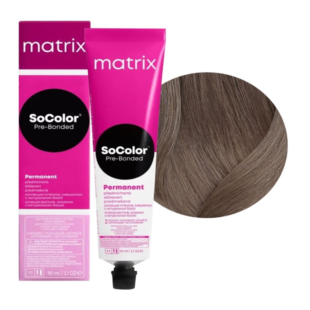 MATRIX SoColor Pre-bonded Permanent 7AV, 90 мл