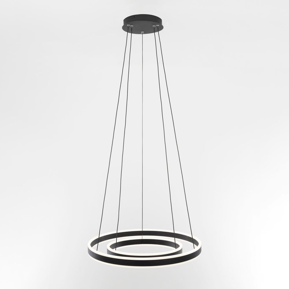 Citilux Дуэт CL719641 LED Люстра подвесная с пультом Чёрная