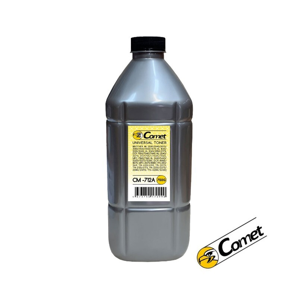Тонер COMET тип CM-712A для BROTHER Универсальный (750гр)