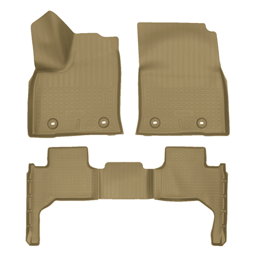 Ковры в салон Norplast/Unidec для Lexus LX600 IV (2022-) Бежевый, арт.NPA11-C88-530-2-B