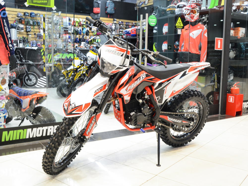 Мотоцикл эндуро PROGASI SUPER MAX 250 Red/White 21/18