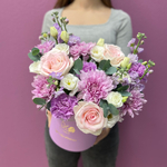 Коробка цветов "Лавандовая гармония" #19