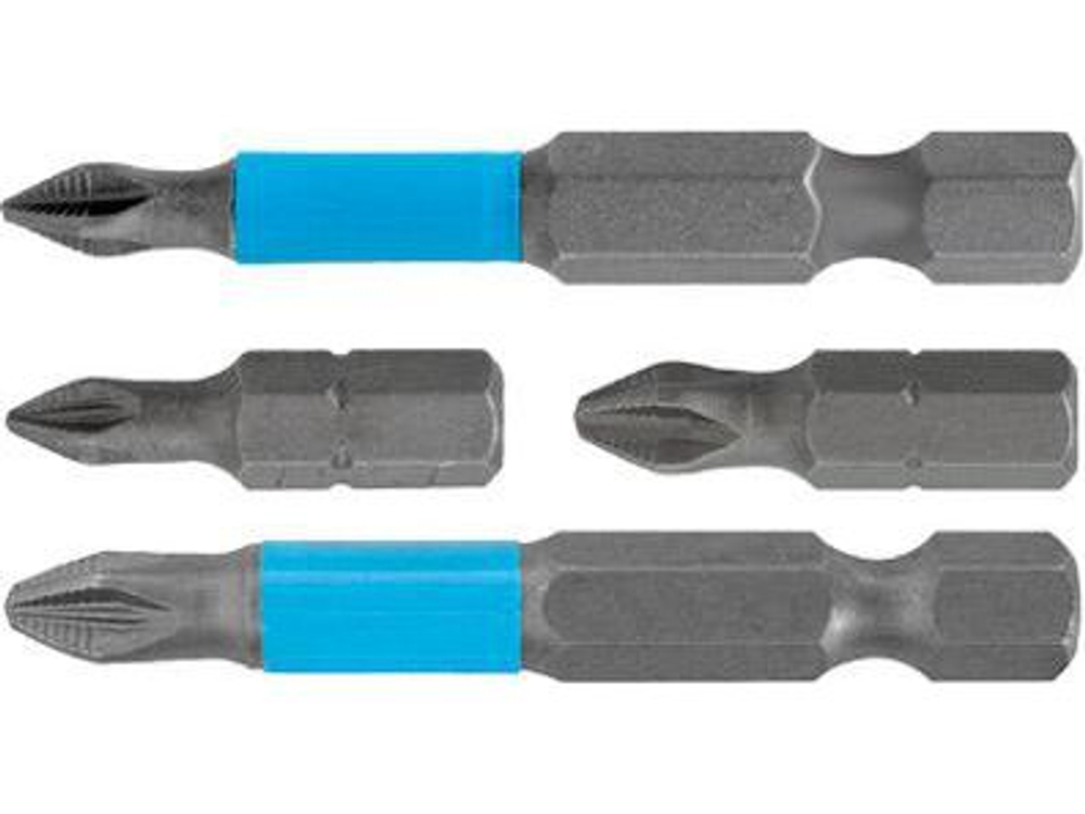 Биты Профи WP 50 мм PZ3 с насечкой стальS2