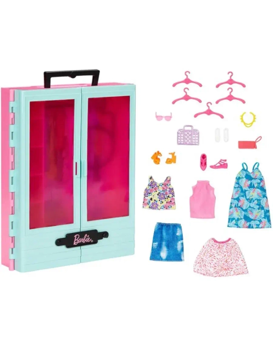 Набор Барби Гардероб с одеждой и аксессуарами HKR92