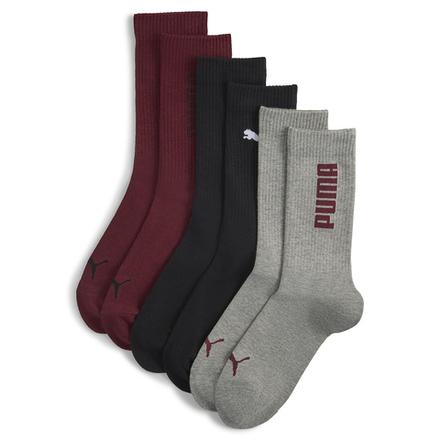 Носки PUMA UNISEX RIB LOGO CREW SOCK 3P