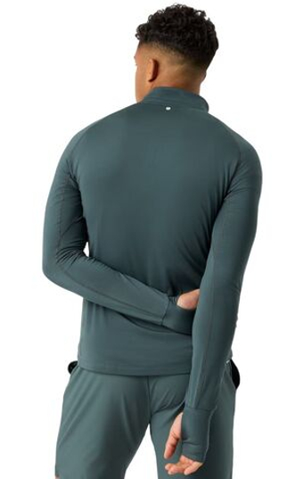 Мужская теннисная футболка с длинным рукавом Bjorn Borg Midlayer Half Zip - urban chic