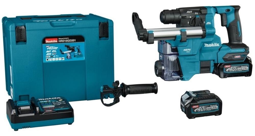 Перфоратор аккумуляторный MAKITA HR010GD201