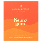 NeuroGum, Energy & Focus, корица, 6 пакетиков по 9 шт.