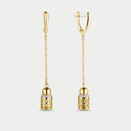 Серьги золотые