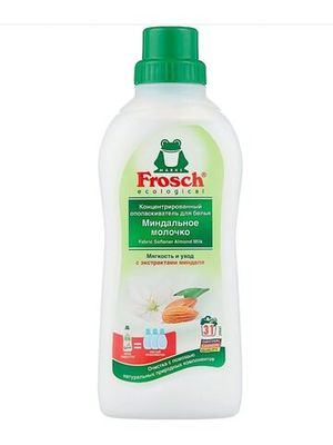 Frosch Концентрированный ополаскиватель для белья (миндальное молочко), 0,75л