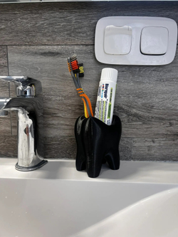 Стакан под зубные щетки "Зуб"/Держатель для зубных щеток "Зуб"