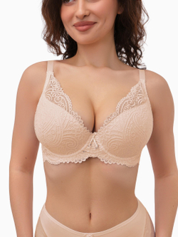 Бюстгальтер OIRO Alice с формованными чашками и двойным Push-Up