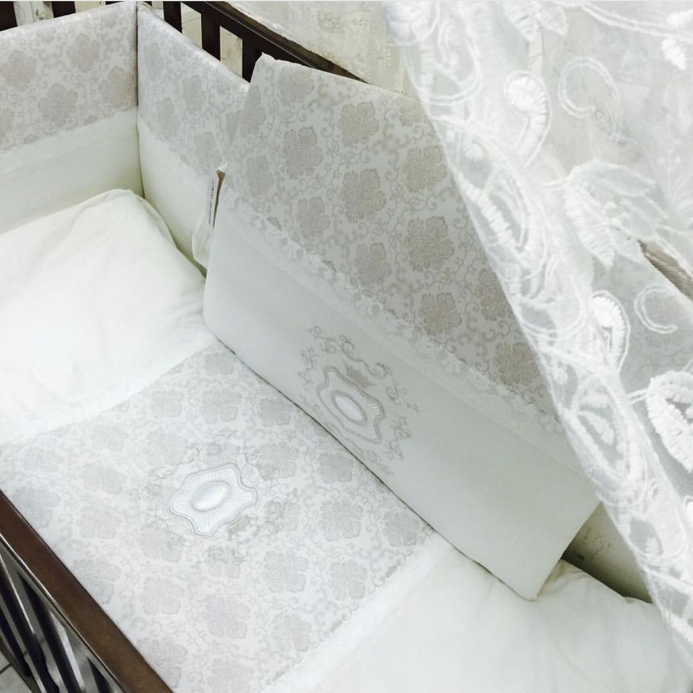 Арт.77771 Набор в детскую кроватку для новорожденных ПАЛЛЕТО - Солнечный узор 6пр