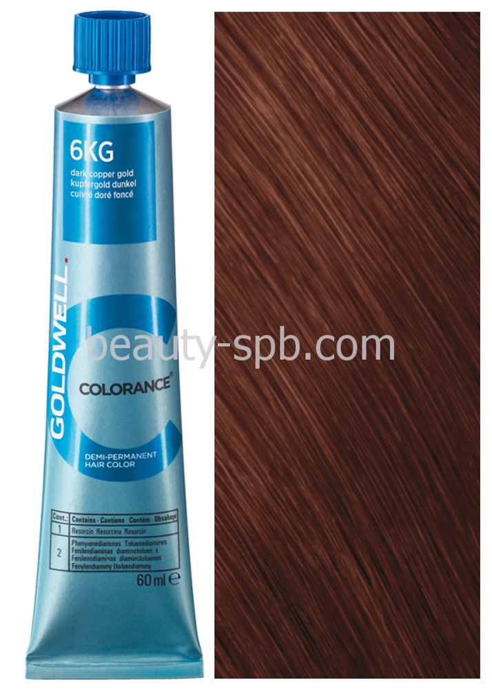 Goldwell Colorance 6KG медный темно-золотистый 60 мл