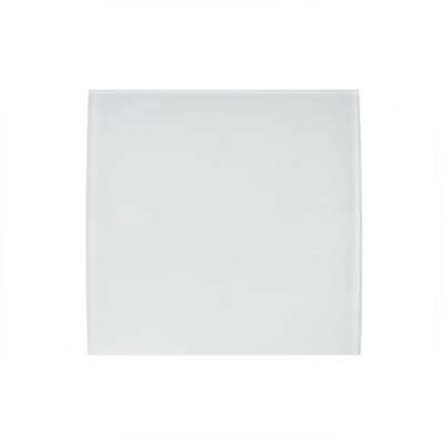 Энергосберегающий бесшумный вентилятор ММ-Р 06 UE стекло овал 100 м³/час 5,5 Вт с обратным клапаном белый матовый