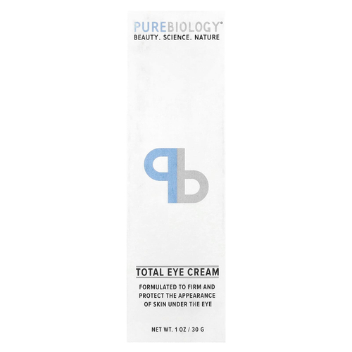 Pure Biology, Total Eye, крем для области вокруг глаз, 30 г (1 унция)