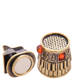 AM-3561 Наперсток «Рояль» (латунь, янтарь)