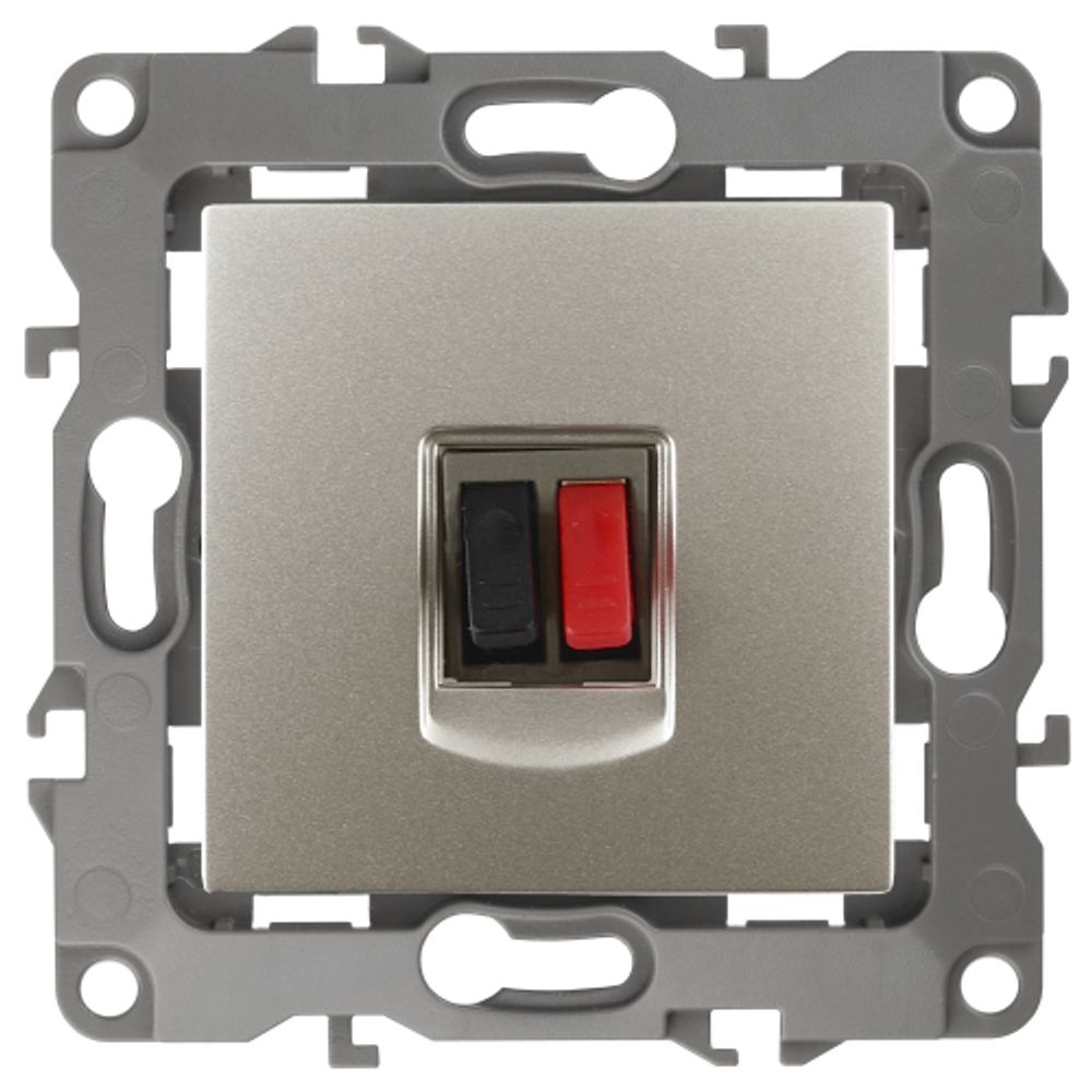 Розетка ЭРА Серия 12 12-3111-15 аудио IP20 перламутр