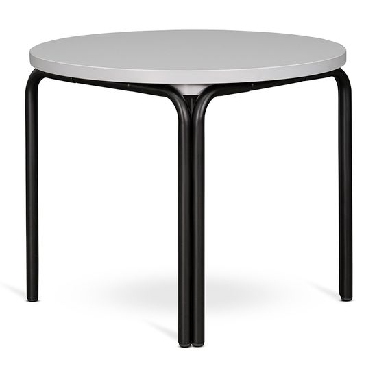 Столик кофейный ror, D50 см, черный/серый