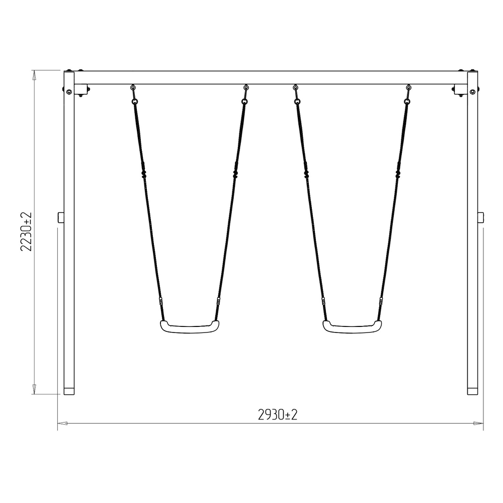 Деревянные качели P911